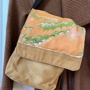 Tan cotton purse
